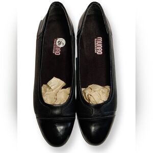 MUNRO AMERICAN WOMEN'S PUMPS SHOES SIZE 9.5 SLIP ON BLACK USA MADE 2in HEEL